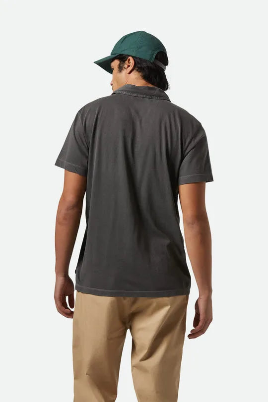 Brixton Mens Knit Vintage Wash Polo