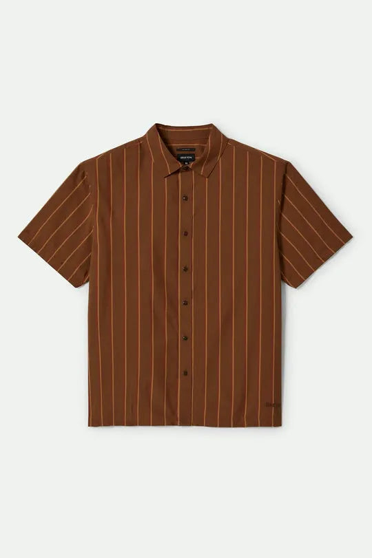 Brixton Mens Woven CRU Stripe Relaxed
