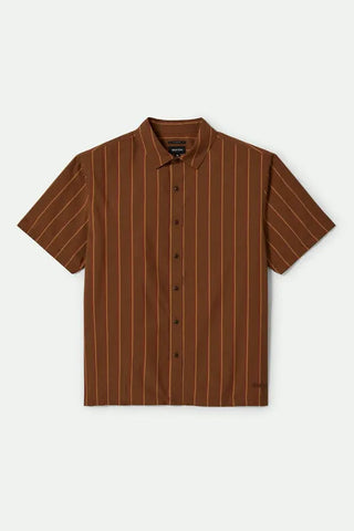 Brixton Mens Woven CRU Stripe Relaxed