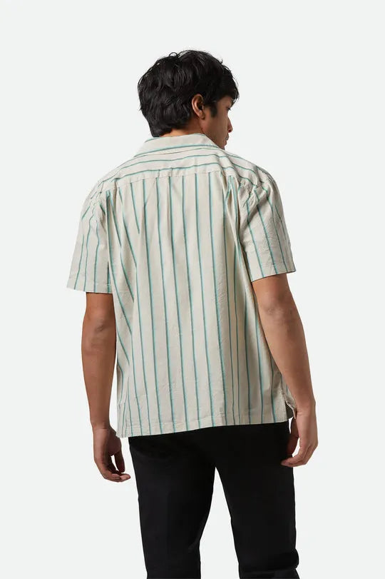 Brixton Mens Woven CRU Stripe Relaxed