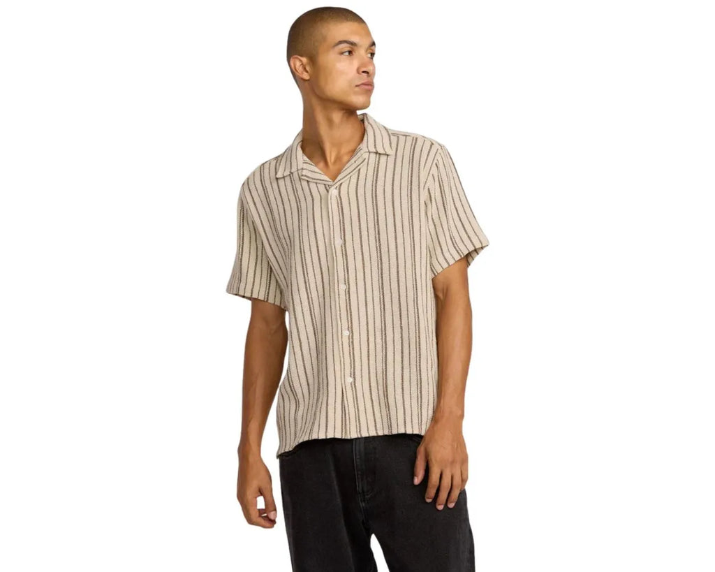 RVCA Mens Woven Vacancy Stripe