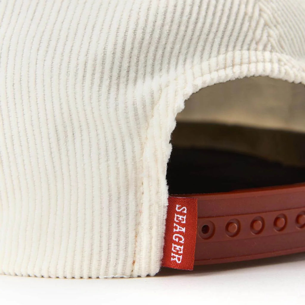 Seager Hat Big Red White Blue Corduroy Snapback