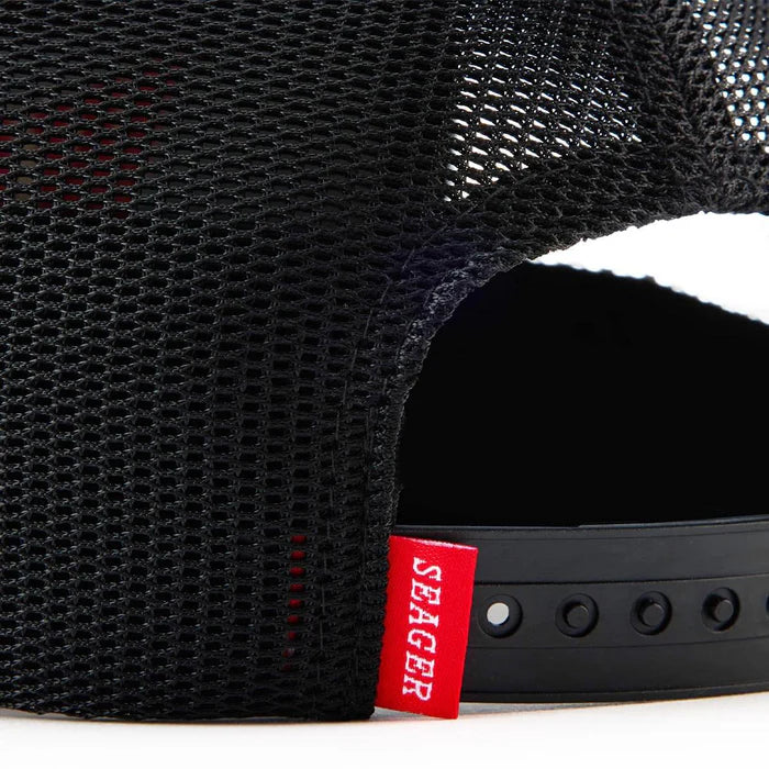 Seager X Waylon Jennings Hat Eagle Snapback Black