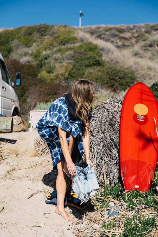 Nomadix Changing Poncho Agua Blue