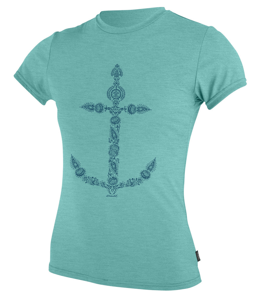 Oneill Girls Rashguard Hybrid SS Surf Tee