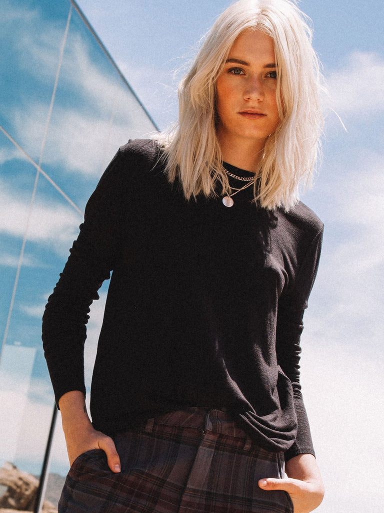 Volcom Womens Shirt Tern N Bern Long Sleeve