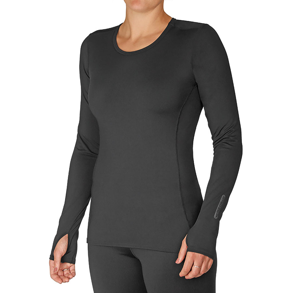 Hot Chillys Womens Snow Layers Micro-Elite Chamois Crewneck
